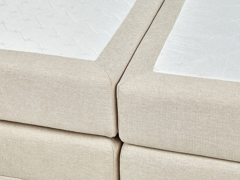 Manželská posteľ 160 cm Aoyun (sivá) (s roštom a matracom) (s úl. priestorom)