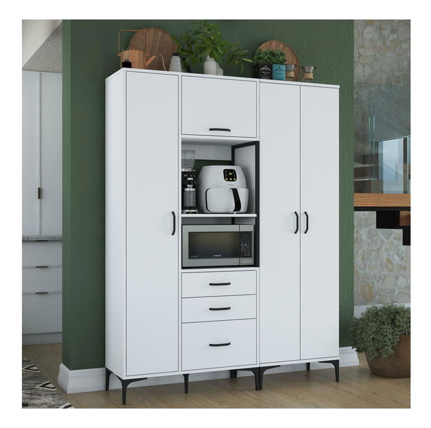 Konyhaszekrény szett Jenaretta 31 (fehér + fekete)