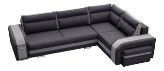 Kutna garnitura Asperata (tamnosiva + svjetlosiva) (D) 