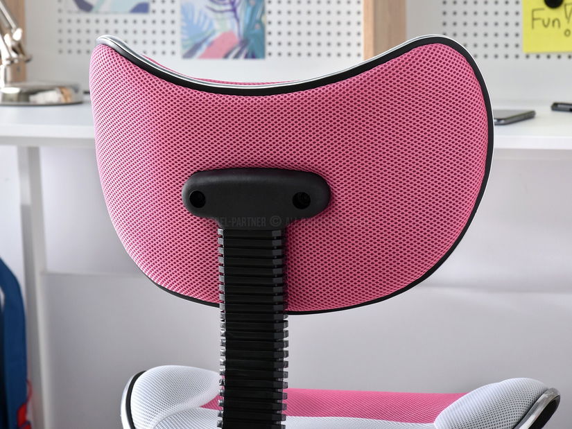 Stolička Catty (ružovobiela + čierna)