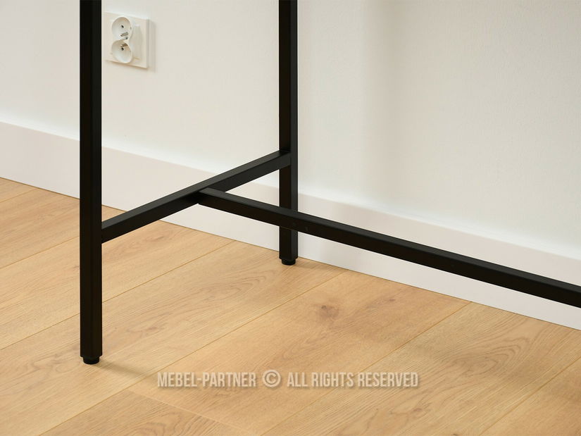 Barski set Everet (sonoma + crna) (za 2 osobe)