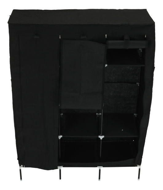 Šatníkový organizér Terion (čierna)