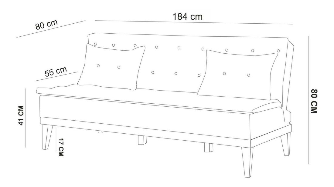 Sedacia súprava Fiorucci (antracit)