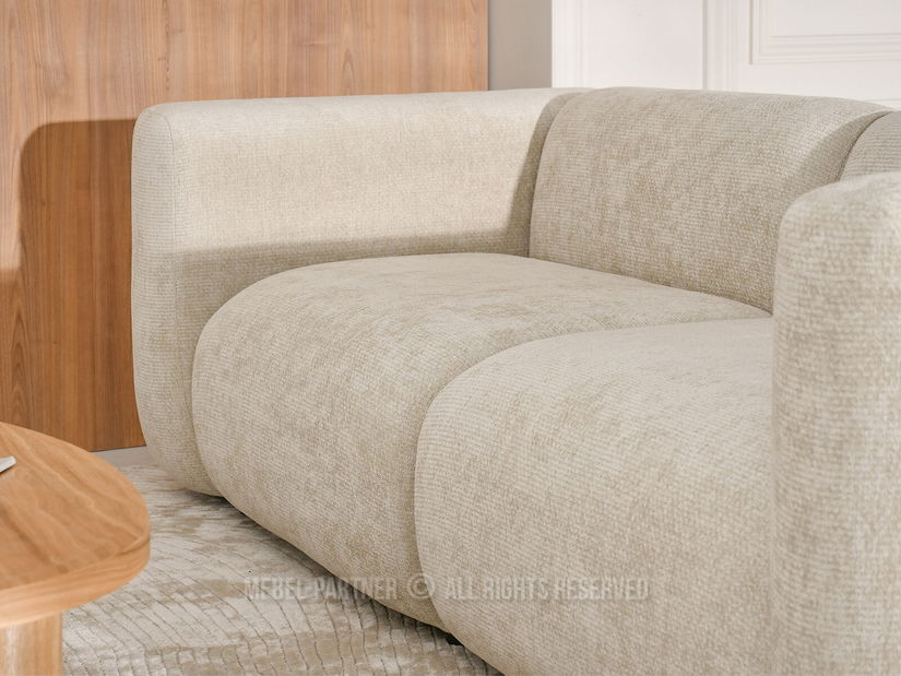 Canapea două locuri Baltza (bej + negru)