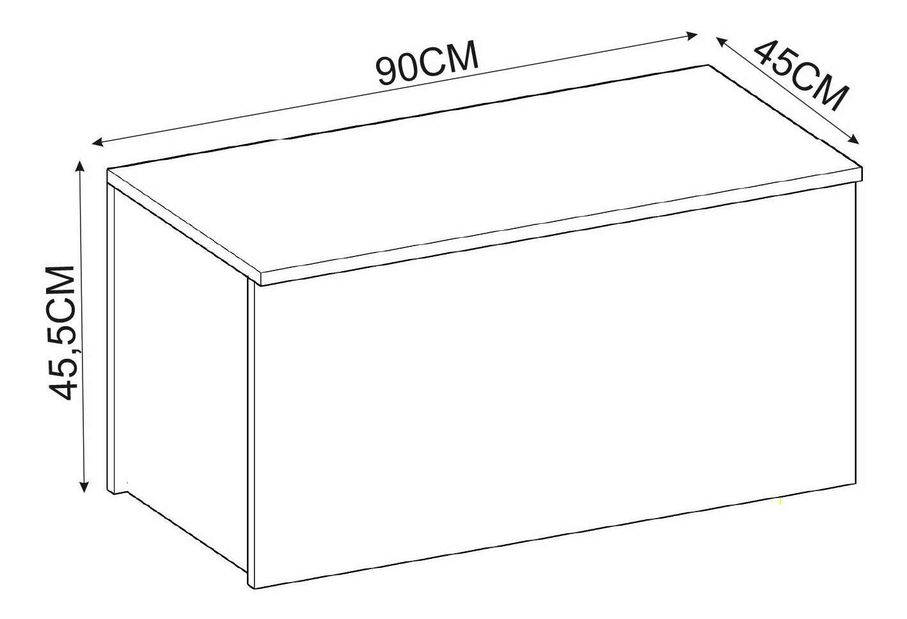 Láda Florintica (antracit + dió)
