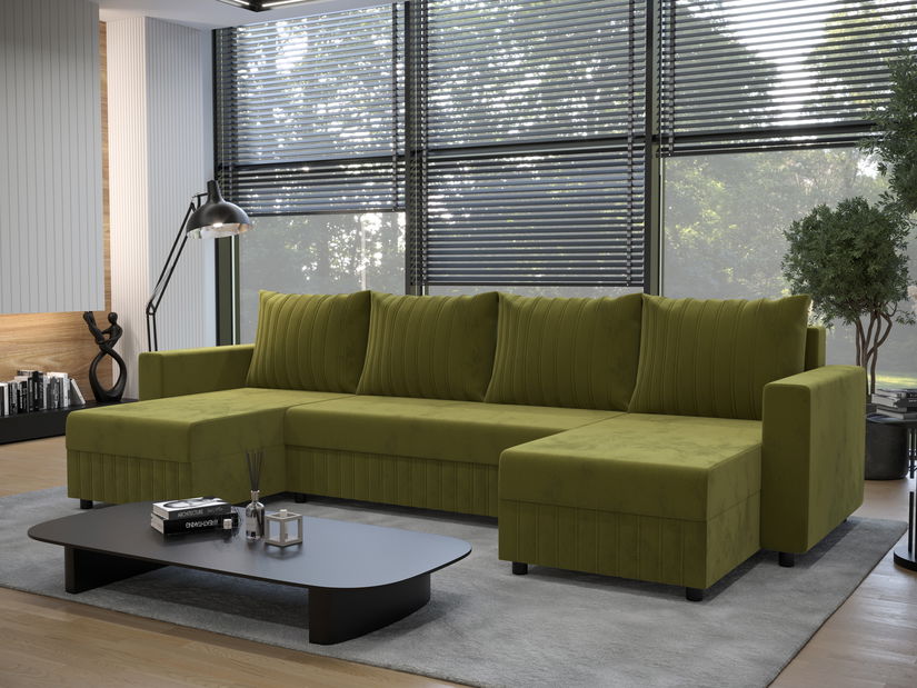 Rohová sedacia súprava U Peak U Bis (zelená)