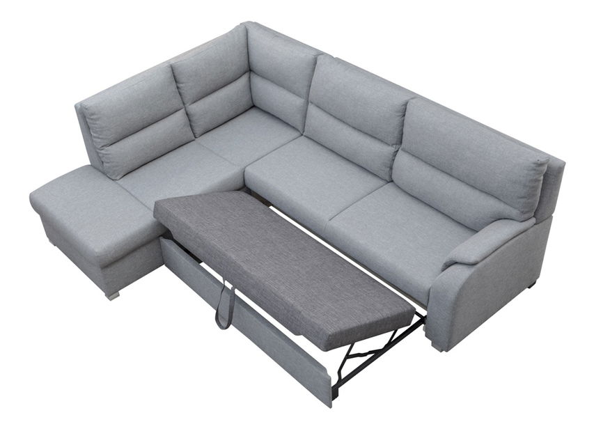 Rohová sedačka Rani (hnedá) (L)