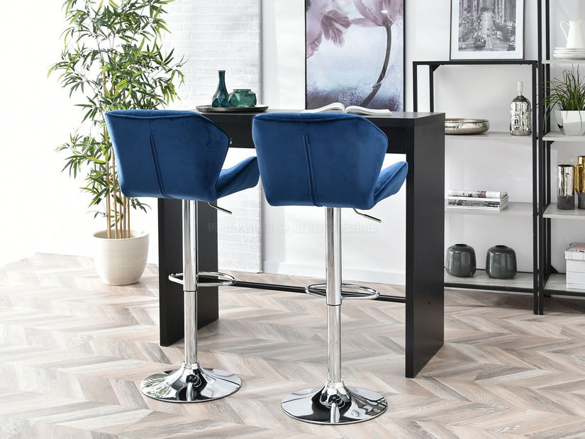 Stolička Huhu (námornícka + čierna)