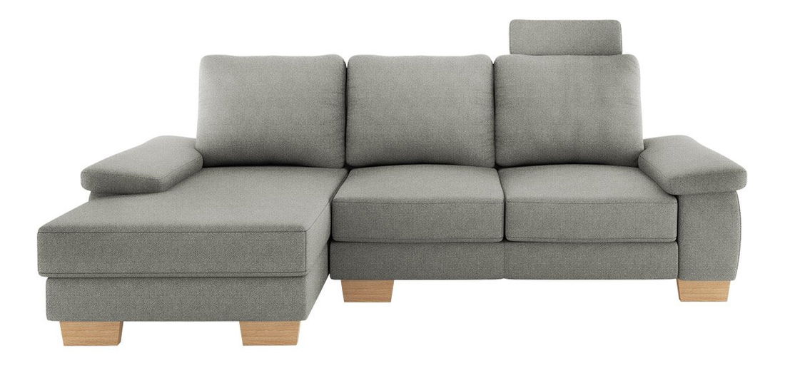 Rohová sedačka Loxy 1 (sivá) (s úl. priestorom) (L)