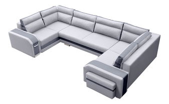 Colțar Asperata U (Gri deschis + gri) (D)