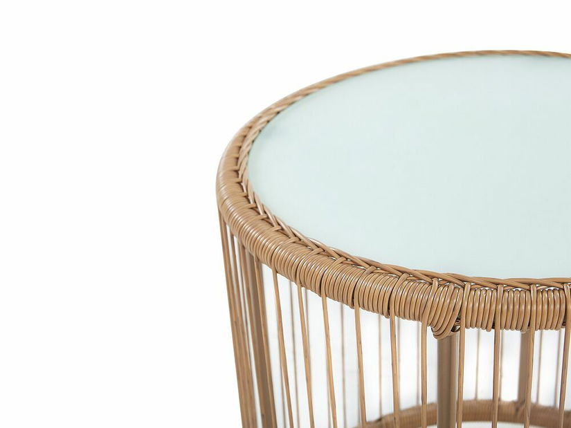 Set pentru grădină LOBERO (maro deschis) (pentru 2 persoane)