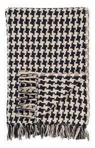 Pătură Sodelia (negru + bej)