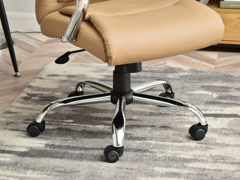 Fotoliu Luxus (bej + crom)