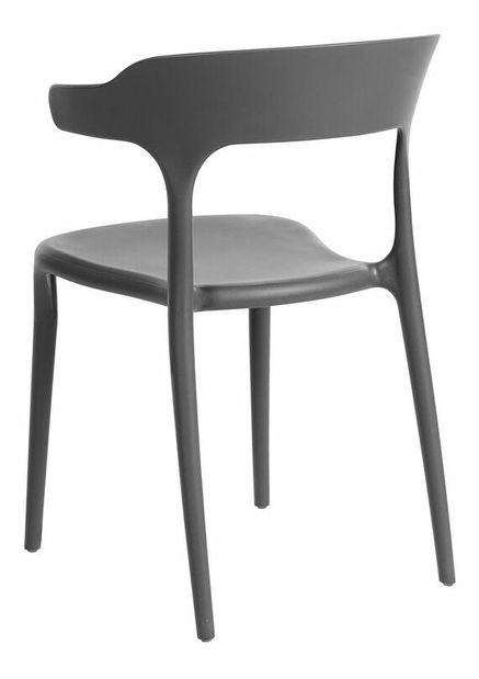 Set 4 buc scaune sufragerie Gerry (gri închis)