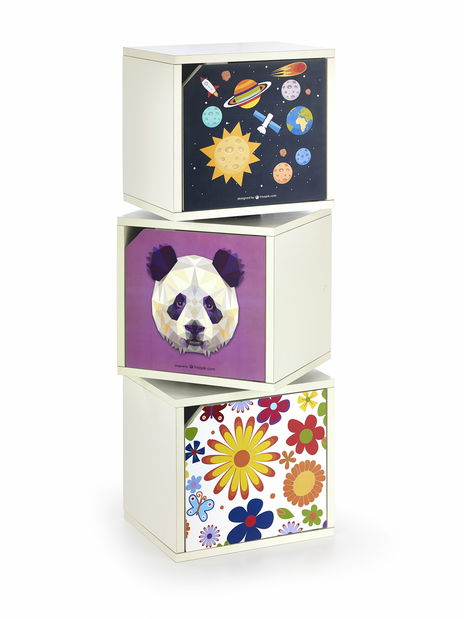 Skrinka Aero open (biela) *výpredaj