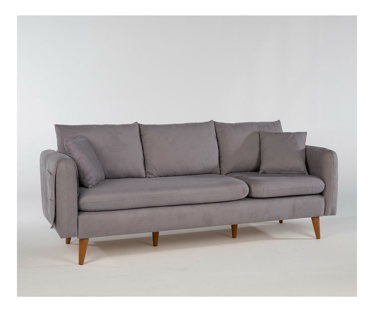 Canapea trei locuri Sika (gri)