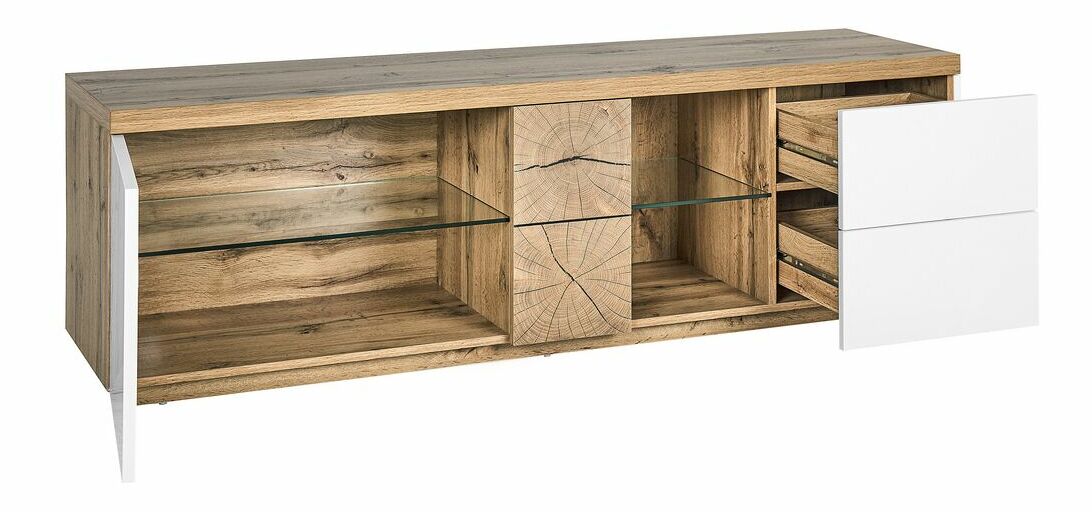 Masă TV/Dulap Fletcher (lemn deschis)