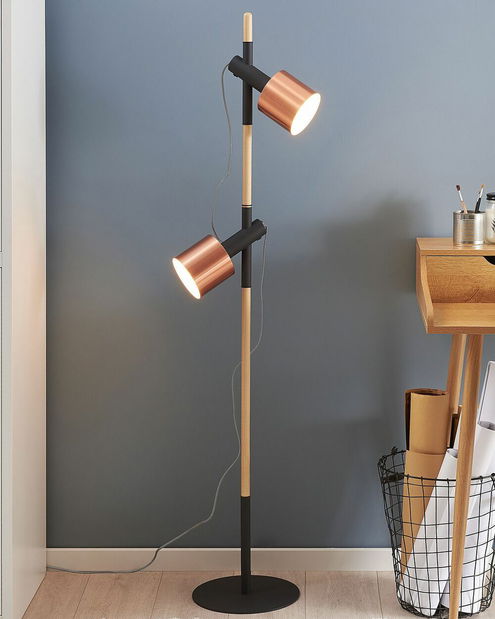 Stojanové svietidlo Osund (čierna)