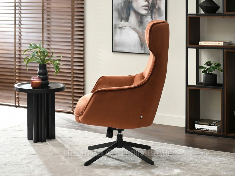 Relaxačné kreslo Orbitek (čierna)