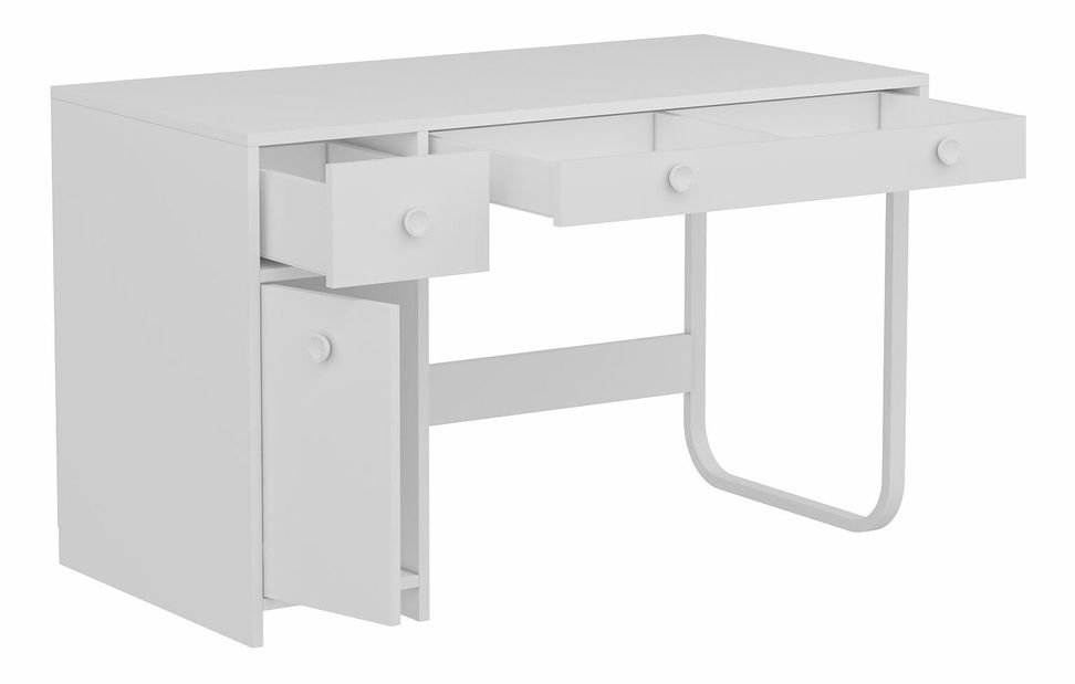 Masă PC Asilio (alb)