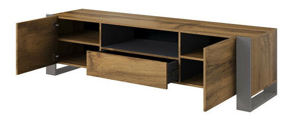 Nappali bútor Elexia III (wotan tölgy + antracit)