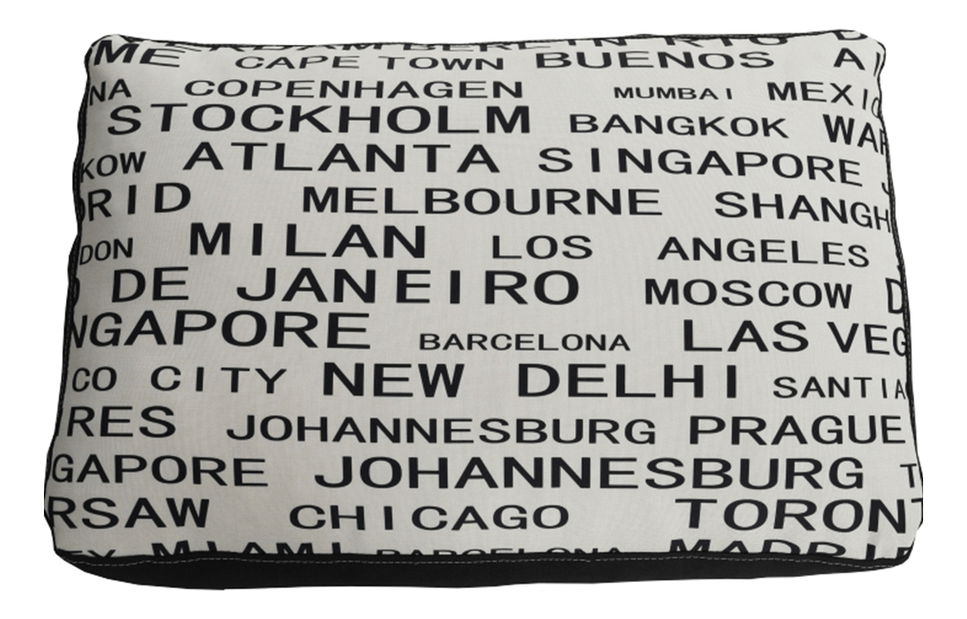 Háromszemélyes kanapé Elize fekete 