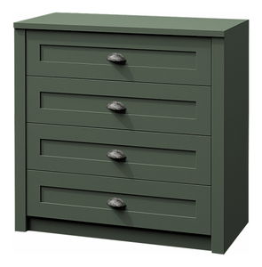 Komoda s ladicama K4 Provense (zelena)