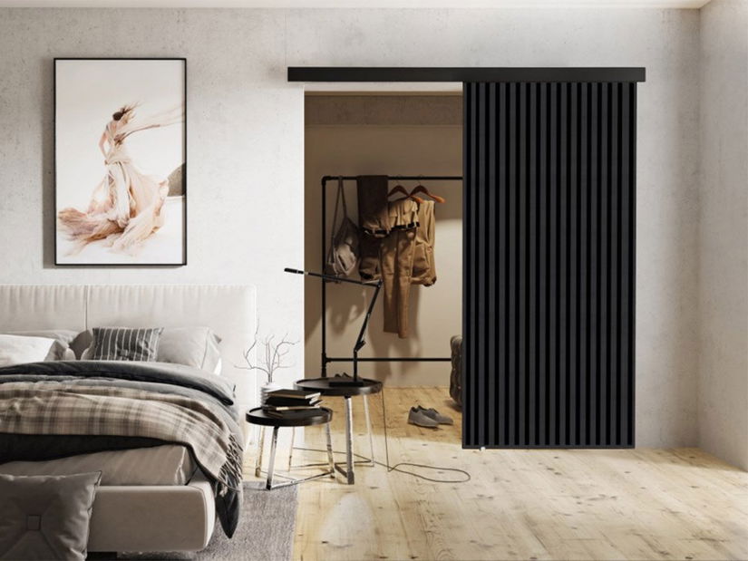 Uși glisante de interior Boxdis 90 (Grafit antracit/Negru) *resigilat