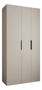 Dulap de haine 120 cm Carmela 50-4 (Cașmir + Negru)