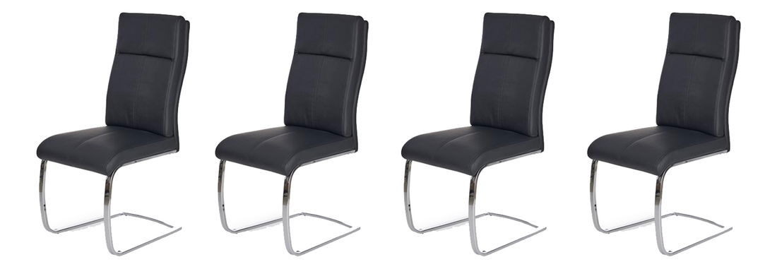 Set 4ks. jedálenských stoličiek K231 (čierna) *výpredaj