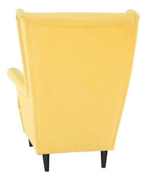 Fotoliu cu urechi Rytu (galben + wenge)