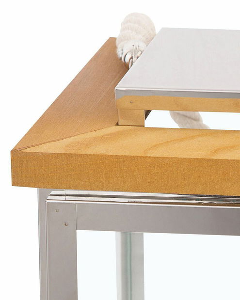 Lampáš BONERO 41 cm (nerez oceľ) (strieborná)