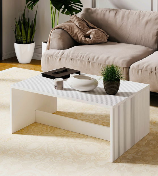 Konferenčný stolík Lenia (biela)