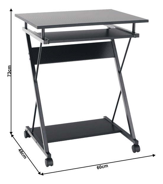 Masă PC Karat (cu roți)