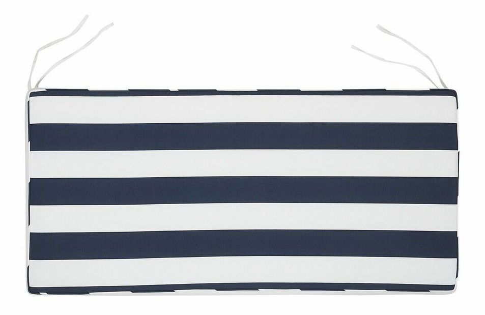 Bancă de grădină 160 cm VESTFOLD (lemn) (pernă albastră)