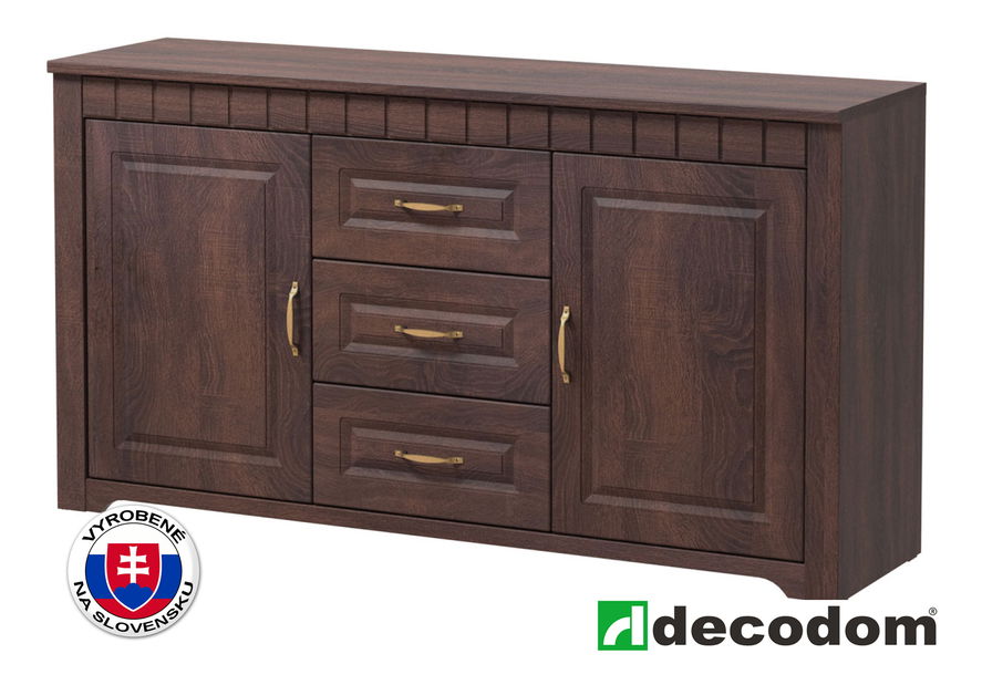 Komoda Decodom Lirot Typ 22 (dub pílený schoko)