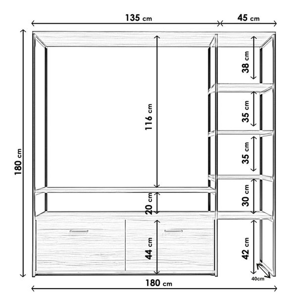 Mobilier living Nathan (Nuc)