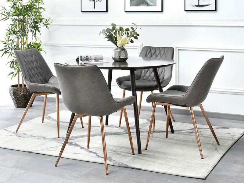 Szék Aron (szürke + réz)