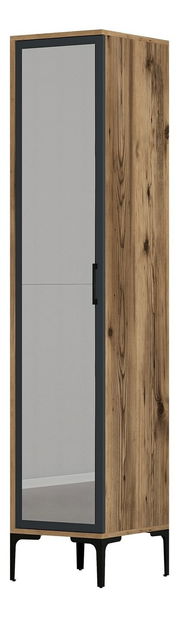 Dulap de haine Kiara R (Nuc + antracit)