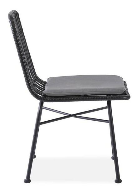 Stolica od ratana Katharine (crna + prirodna)