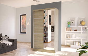 Ruhásszekrény Delana III (szonoma)