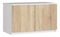 Nadstavba na skriňu Sashka  (biela + dub sonoma)