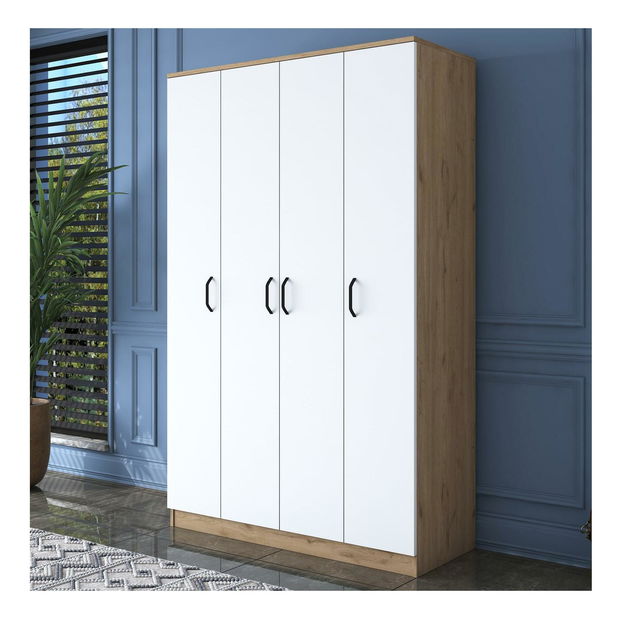 Ruhásszekrény Bafaretta 16 (dió + fehér)