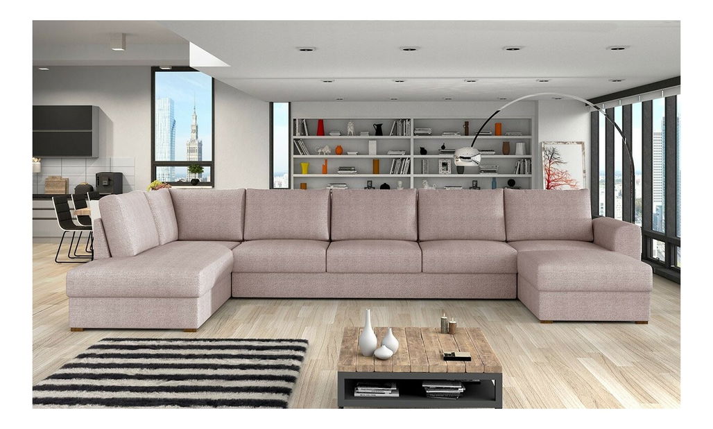 Colțar în formă de U Astana Large (roz) (S) *vânzare