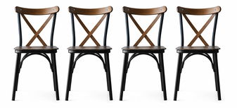 Szék szett (4 db.) Aisha (dió)