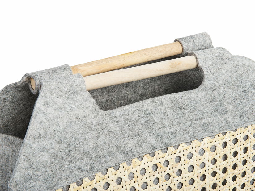 Set tekstilnih košara 3 kom. SCONE (pust) (siva)