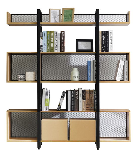 Raft Kelama Typ 4 (negru + acacia)