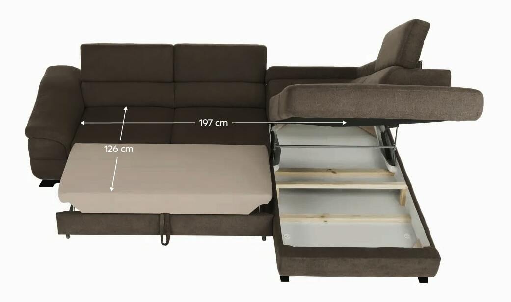 Száthúzható sarokkanapé Lumos (soro 28) (J) 