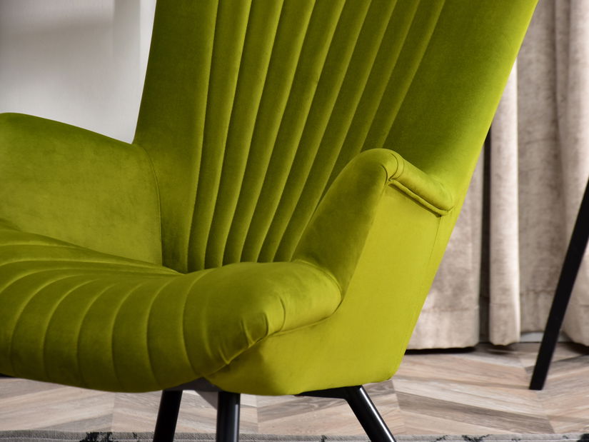 Dizajnové kreslo Lanzaris (zlatá)