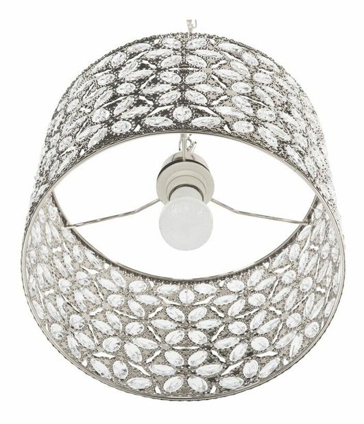 Závesná lampa Saida (strieborná)